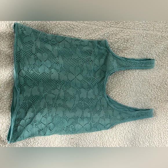 Free People Green Tank Top in size Medium - Picture 5 of 5
